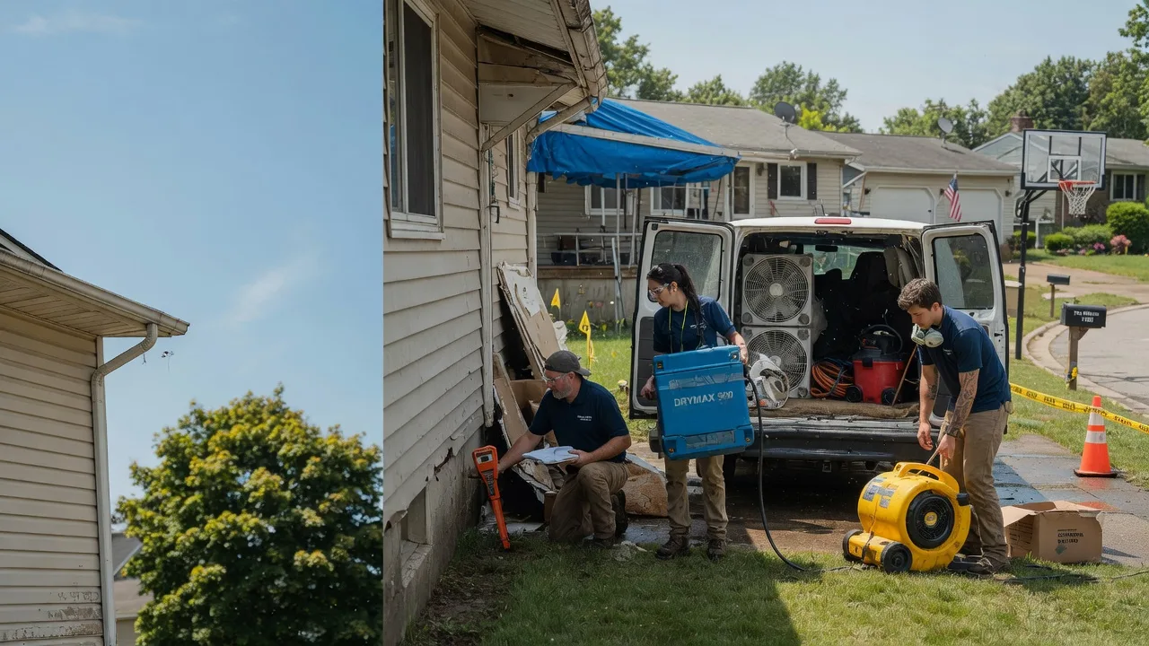 Ceiling Leak Cleanup in Anna, OH near me
