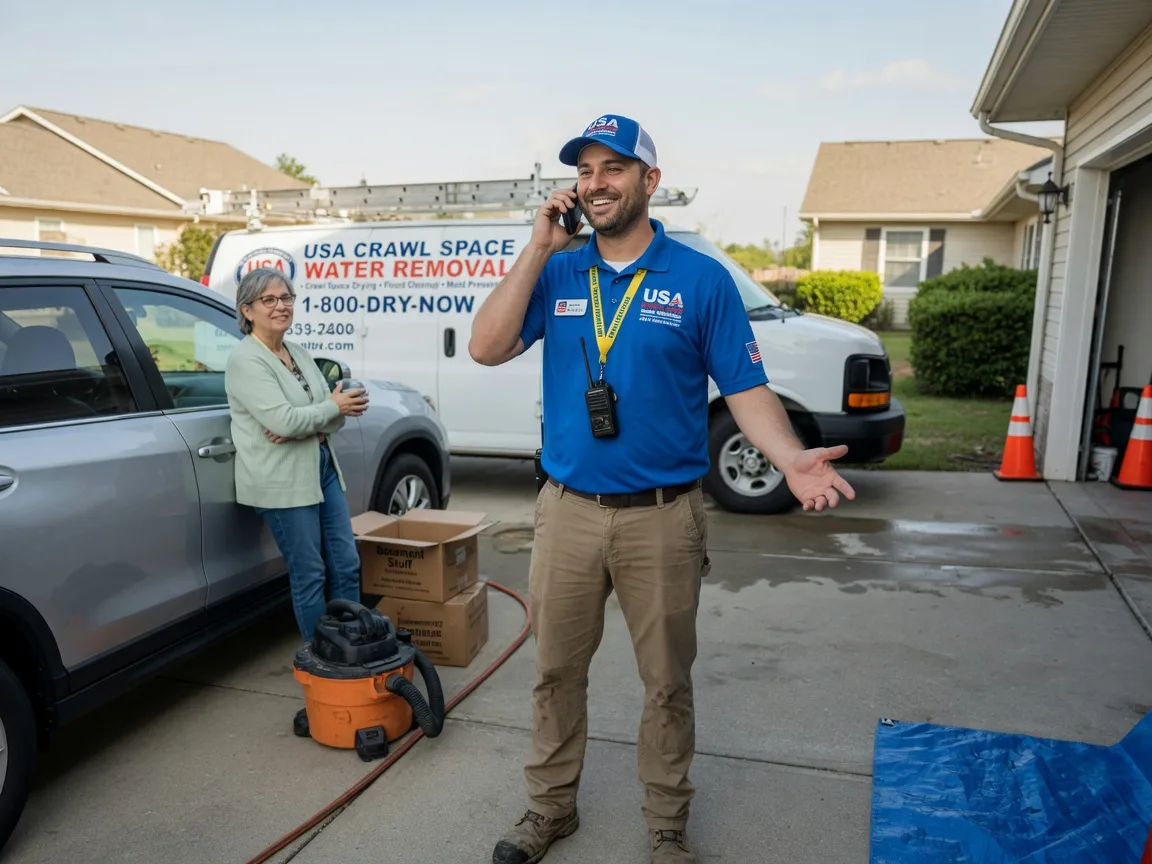Crawl Space Water Removal Anna, OH FAQs